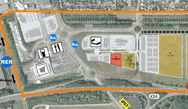 ZAC des portes de Sénart combs la ville zoom - 3506m²